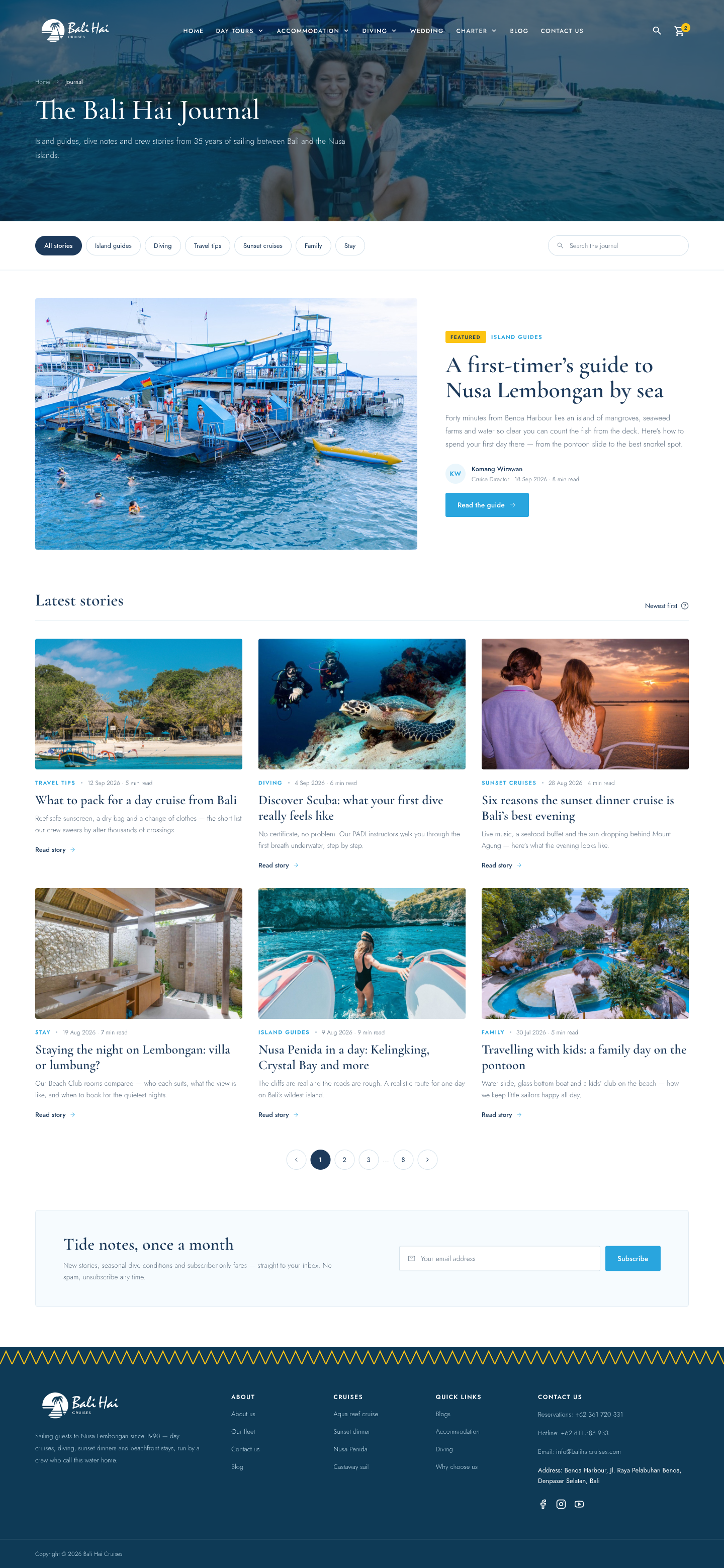 Bali Hai Cruises Web Reservation Design preview 4
