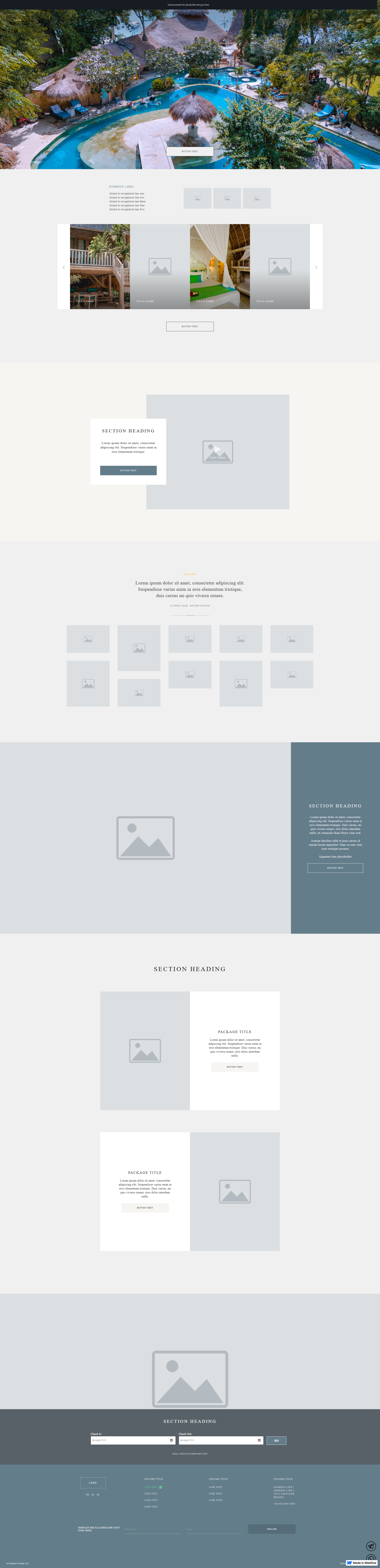 Webflow Property Website Template
